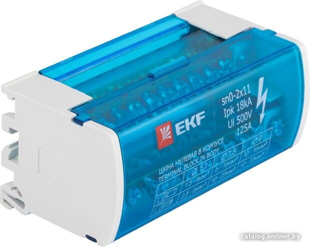 Нулевая шина EKF sn0-2x11
