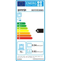 Электрический духовой шкаф Gorenje BO737E30WG