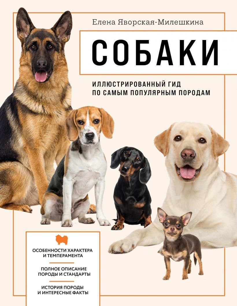 

Книга издательства Эксмо. Собаки. Иллюстрированный гид по самым популярным породам (Яворская-Милешкина Елена Валерьевна)