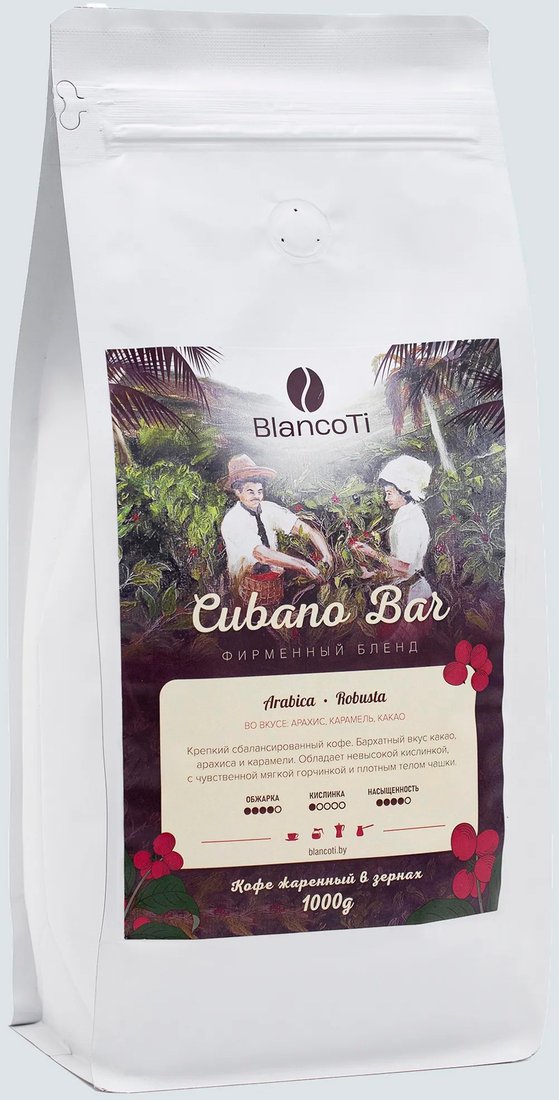 

Кофе BlancoTi Cubano Bar молотый 250 г