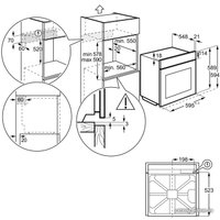 Электрический духовой шкаф Electrolux OEM3H50X