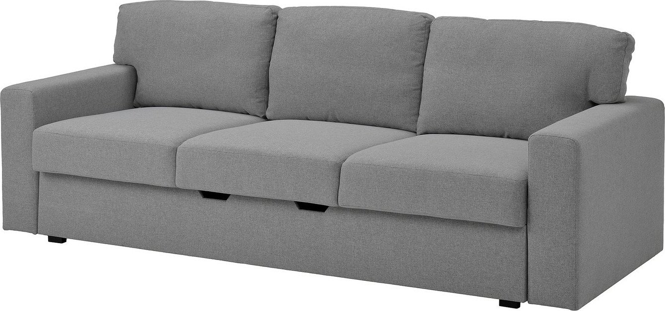Диван Ikea Barslov Tibbleby бежевый/серый 80541589