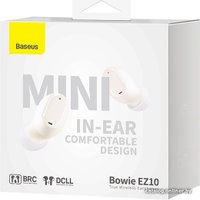 Наушники Baseus Bowie EZ10 (белый)