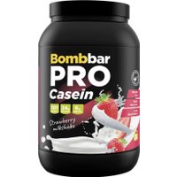 Казеин Bombbar Pro Casein (900 г, клубничный милкшейк)