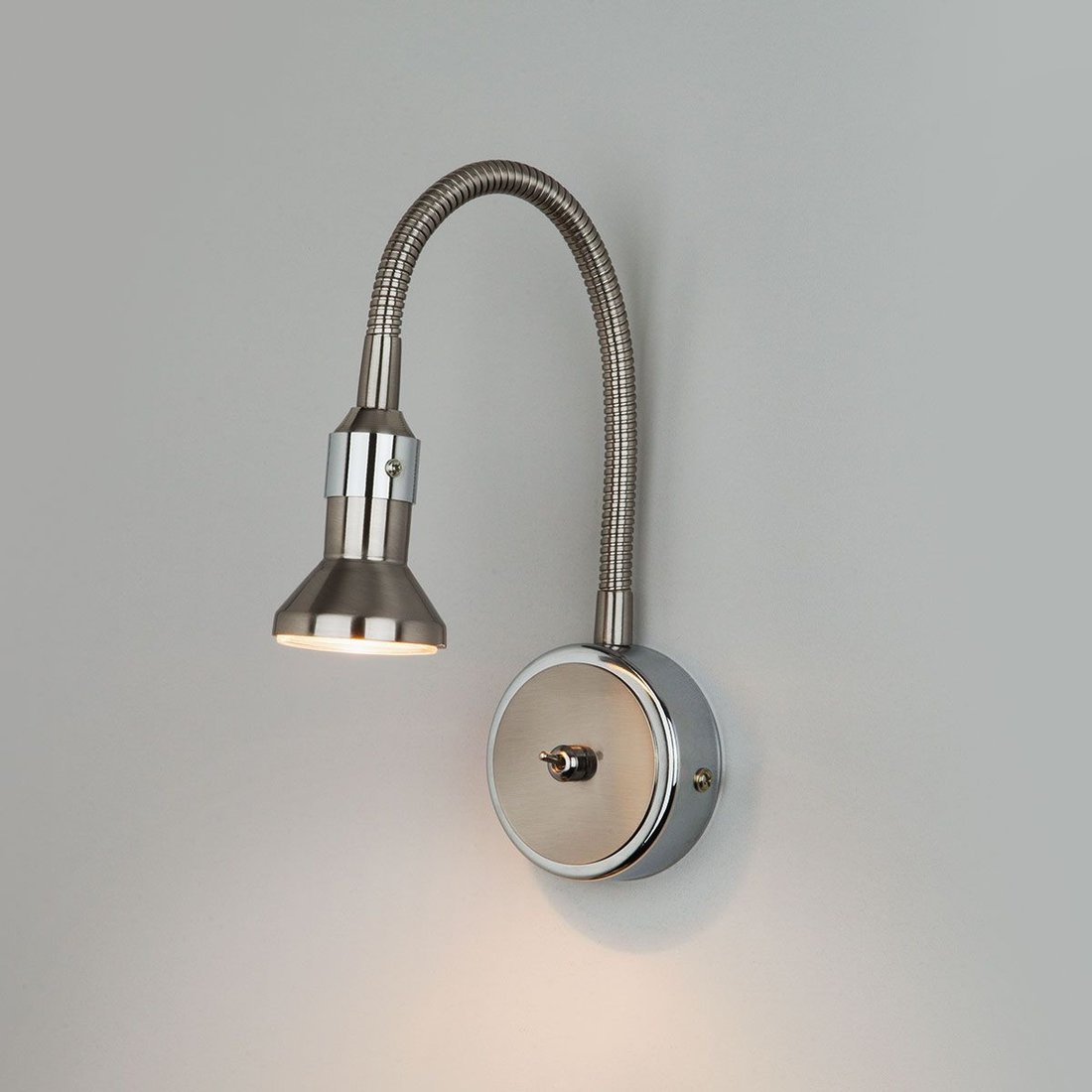 

Бра Elektrostandard Plica 1215 MR16 (сатинированный никель/хром)