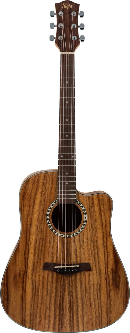 

Акустическая гитара Flight D-155C TEAK NA