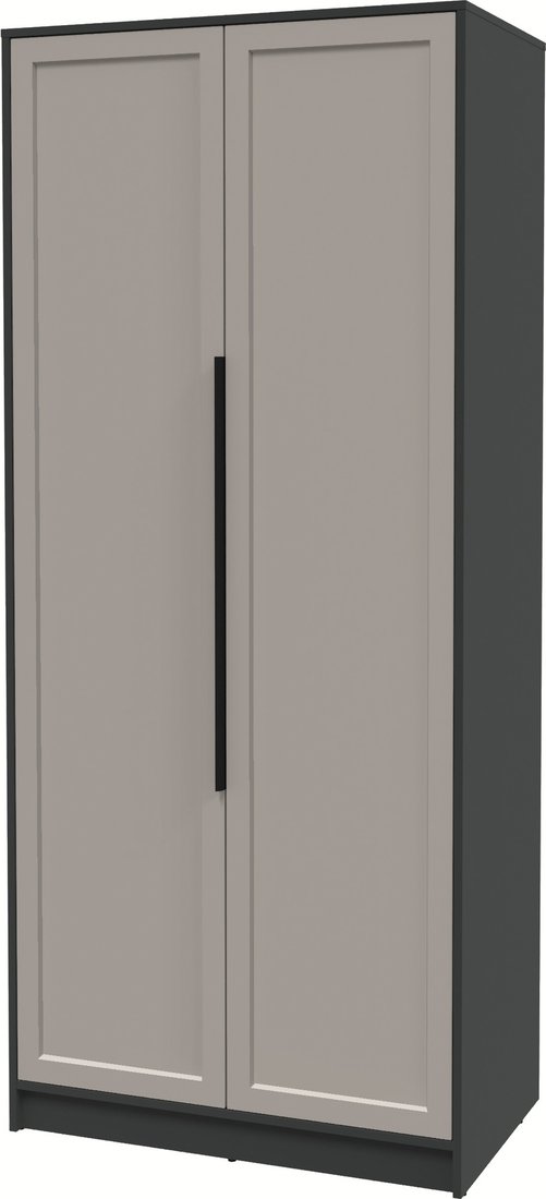 

Шкаф распашной Интерлиния Концепт Тренд КТ-Ш2 (антрацит/луна)