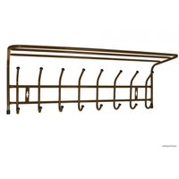 Вешалка для одежды Nika с полкой ВП8 (медный антик)