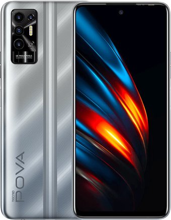 Tecno Pova 2 4GB/128GB (серебристый)