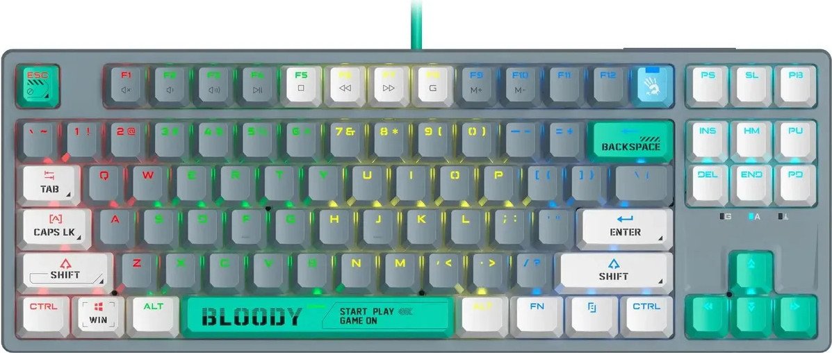 

Клавиатура A4Tech Bloody S87 Energy Ash (Bloody BLMS Red Plus)