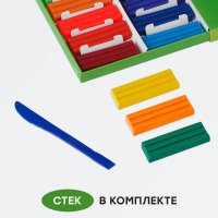 Пластилин восковой Гамма Пчелка 190820201 (24 цв)