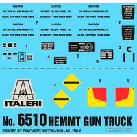 Сборная модель Italeri 6510 Бронированный вооружённый грузовик HEMTT