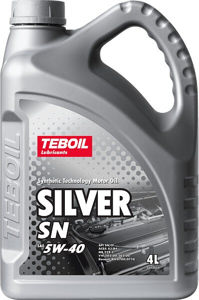 

Моторное масло Teboil Silver SN 5W‑40 4л