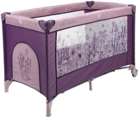 

Манеж-кровать Amarobaby Multiform Flowers AMARO-26MFL-F (фиолетовый)