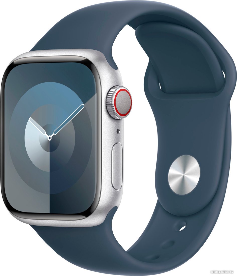 Ремешок Apple Sport Band MT2W3 (41 мм, грозовой синий, размер S/M)