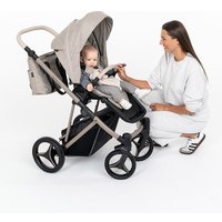 Универсальная коляска BEBETTO Pelpasso 2в1 Pro (04 Kaszmir/светло-бежевая кожа)