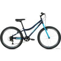 Велосипед Altair MTB HT 24 1.0 2021 (темно/синий/голубой)