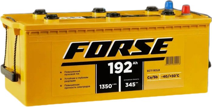 Автомобильный аккумулятор FORSE L+ 1350 A (192 А·ч)