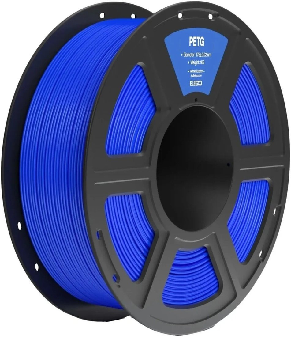 Филамент Elegoo PETG (1.75 мм, 1 кг, синий)