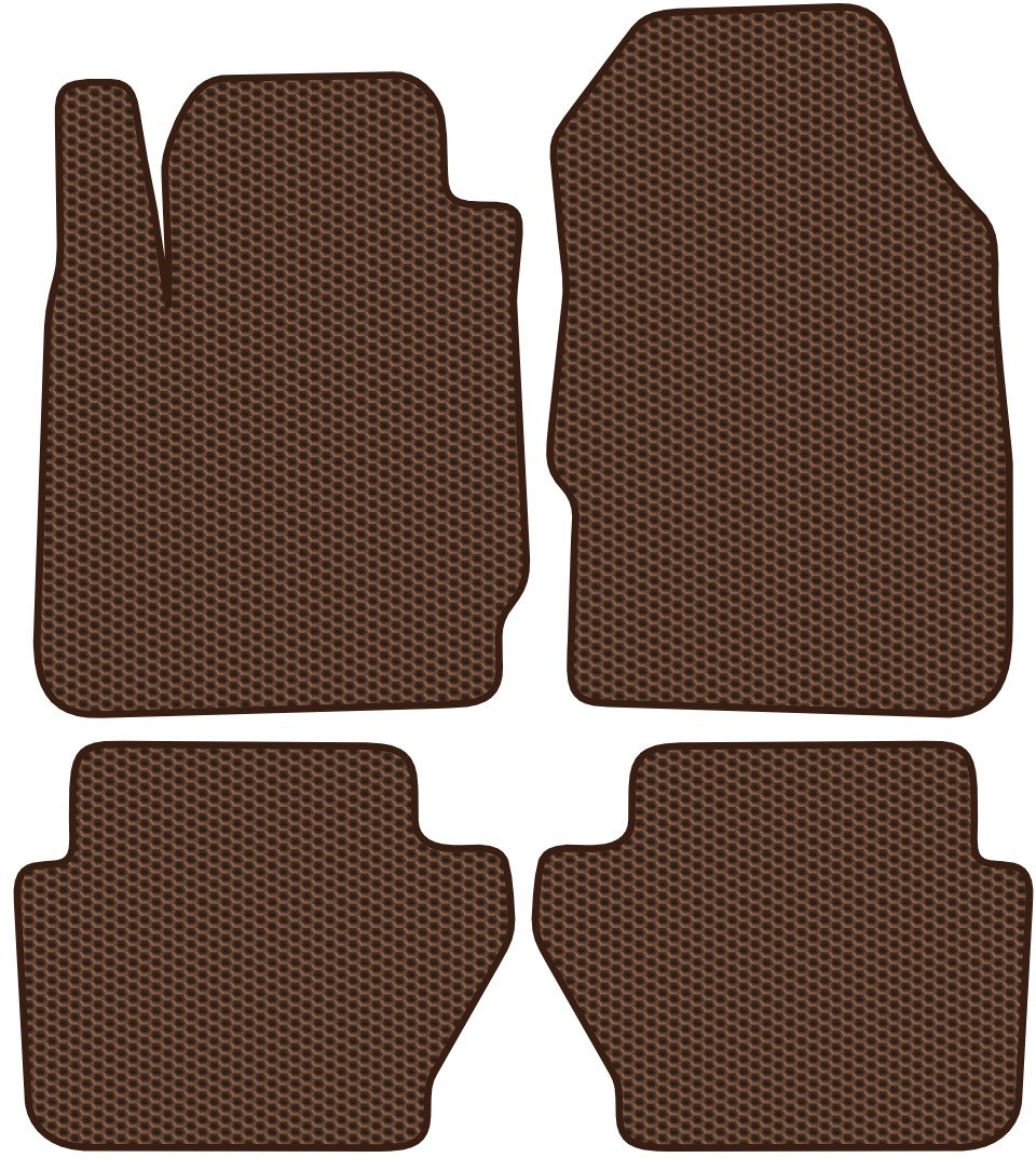 

Комплект ковриков для авто Alicosta Ford Fiesta V (хэтчбек 5 дв / Mk6) 2008 - 2012 (коричневый, сота)