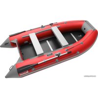 Моторная лодка Roger Boat Hunter Keel 3500 (малокилевая, красный/серый)