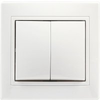 Выключатель SmartBuy Венера SBE-01w-10-SW2-0-c