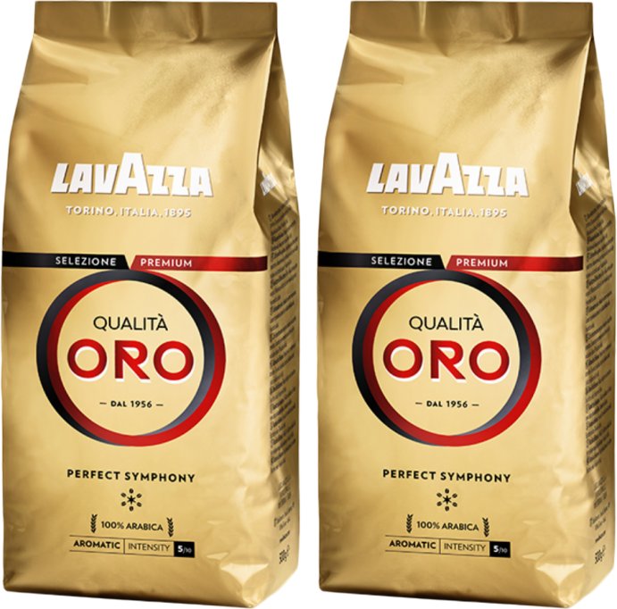 

Кофе Lavazza Qualita Oro в зернах 2x500 г