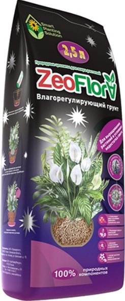 

Грунт Zeoflora Для выращивания растений в условиях недостатка света (2.5 л)