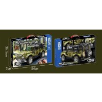 Конструктор Zhe Gao GZ6235 Внедорожник Jeep Wrangler на радиоуправлении