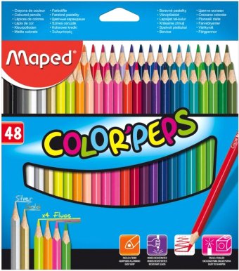 Набор цветных карандашей Maped Color Peps 832048 (48 цв)