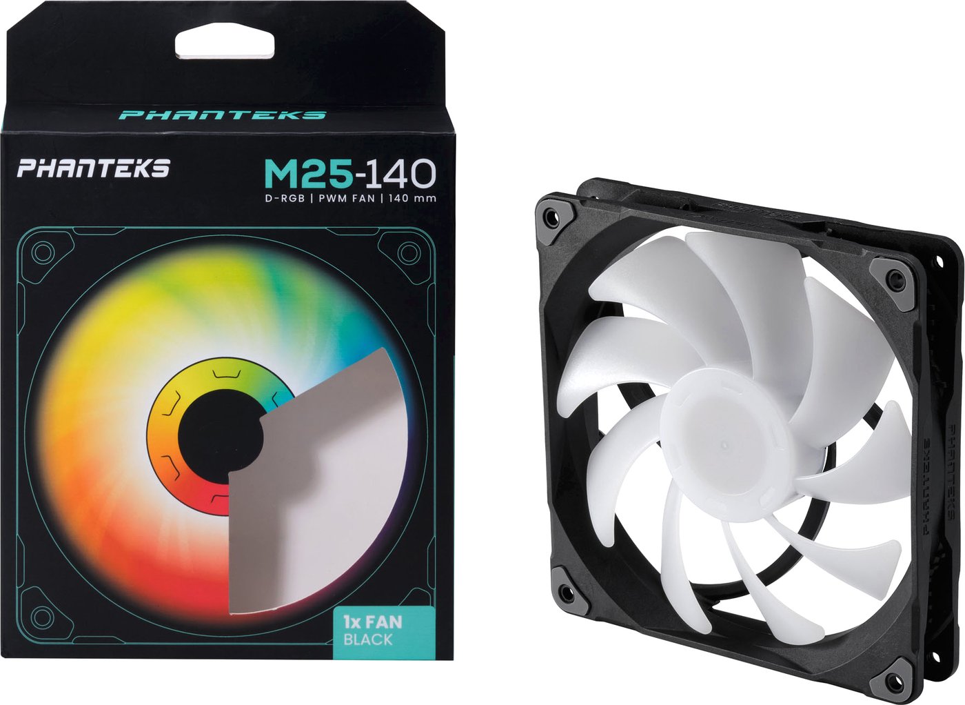 

Вентилятор для корпуса Phanteks M25-140 D-RGB PH-F140M25_DRGB_PWM_BK01