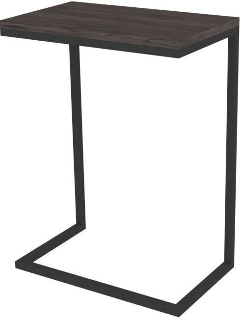 

Приставной столик TMB Loft Роксет ЛДСП 500x300 (флитфуд серая лава/черный)