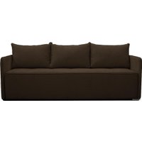 Диван Brioli Армандо трехместный (рогожка, J5 коричневый)
