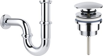 Wellsee Drainage System 182102003 (сифон, донный клапан, хром)