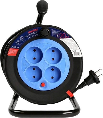 

Удлинитель на катушке SmartBuy SBE-10-4-20-N