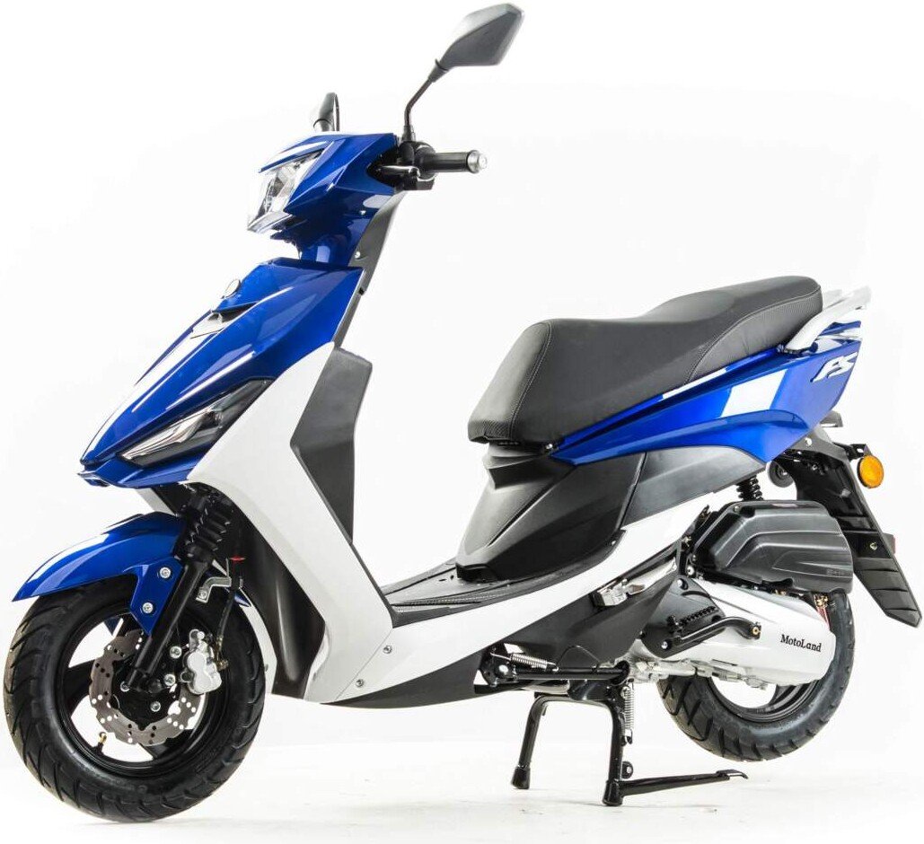 

Скутер Motoland JOG 150 (синий/белый)