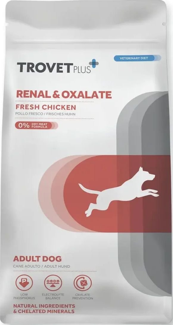 Сухой корм для собак Trovet Plus Adult Dog Renal & Oxalate Fresh Chicken (3кг)