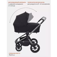 Универсальная коляска Rant Flex Pro RA074 2023 (2 в 1, черный)