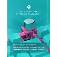 Клавиатура IO by Red Square Type 84 g3ms Sapphire V2 (бирюзовый/розовый)