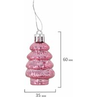 Елочная игрушка Золотая сказка 591715 (77 шт, розовый/белый)