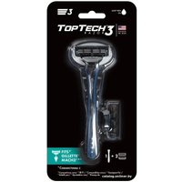 Бритвенный станок TopTech Razor 3 2 сменные кассеты