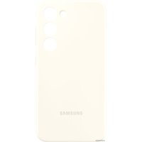 Чехол для телефона Samsung Silicone Case S23 (бежевый хлопок)