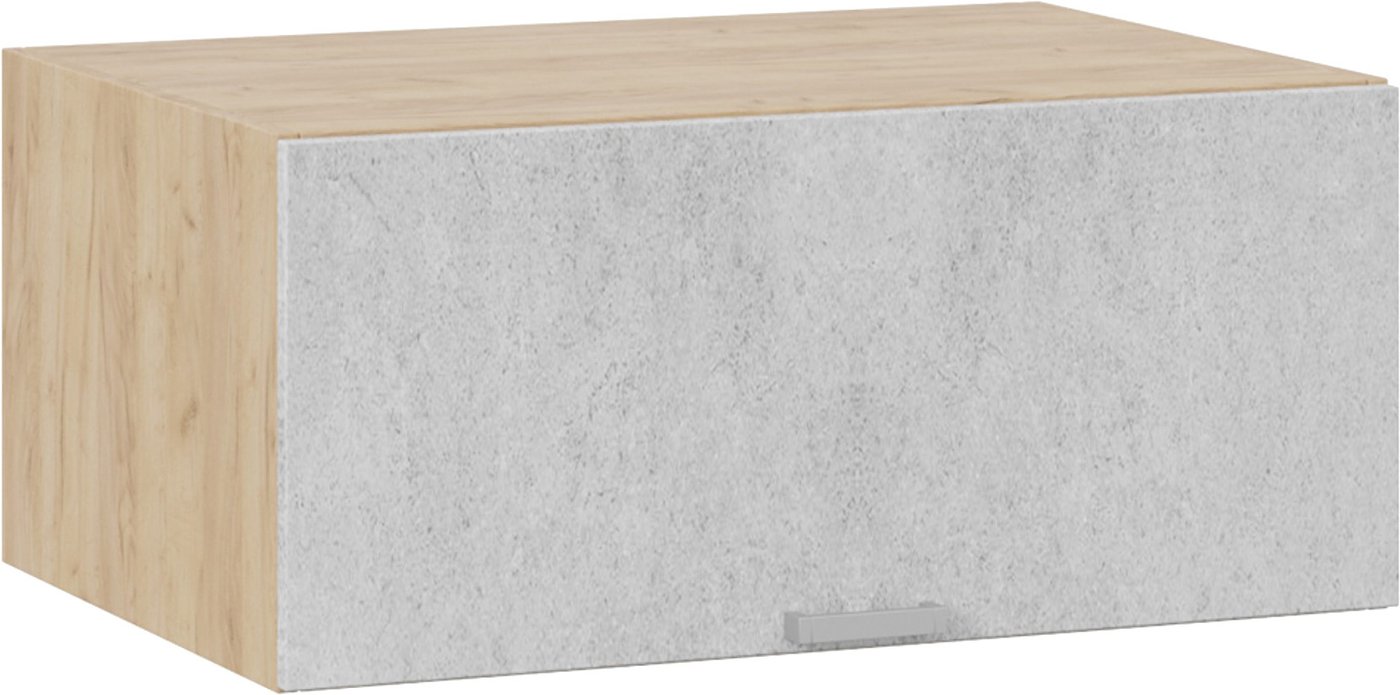 

Шкаф навесной Трия Гранита 1В8ГП (дуб крафт золотой/бетон снежный)