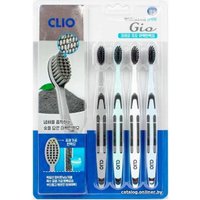 Набор зубных щеток CLIO Gio Whitening Elastic Toothbrush (4 шт)