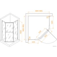 Душевой уголок RGW PA-091B 35089190-14