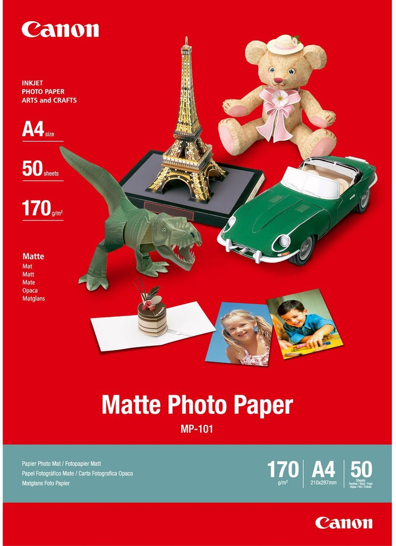 

Фотобумага Canon Matte Photo Paper MP-101 А4 170 гм2 50 л 7981A005