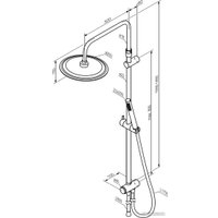 Душевая система  Damixa Scandinavian 936000000