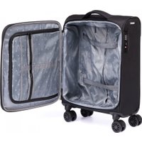 Чемодан-спиннер Torber Brosno T1901S (черный)