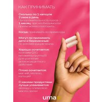 БАД Uma plus Альфа-Липоевая кислота (60 капсул)