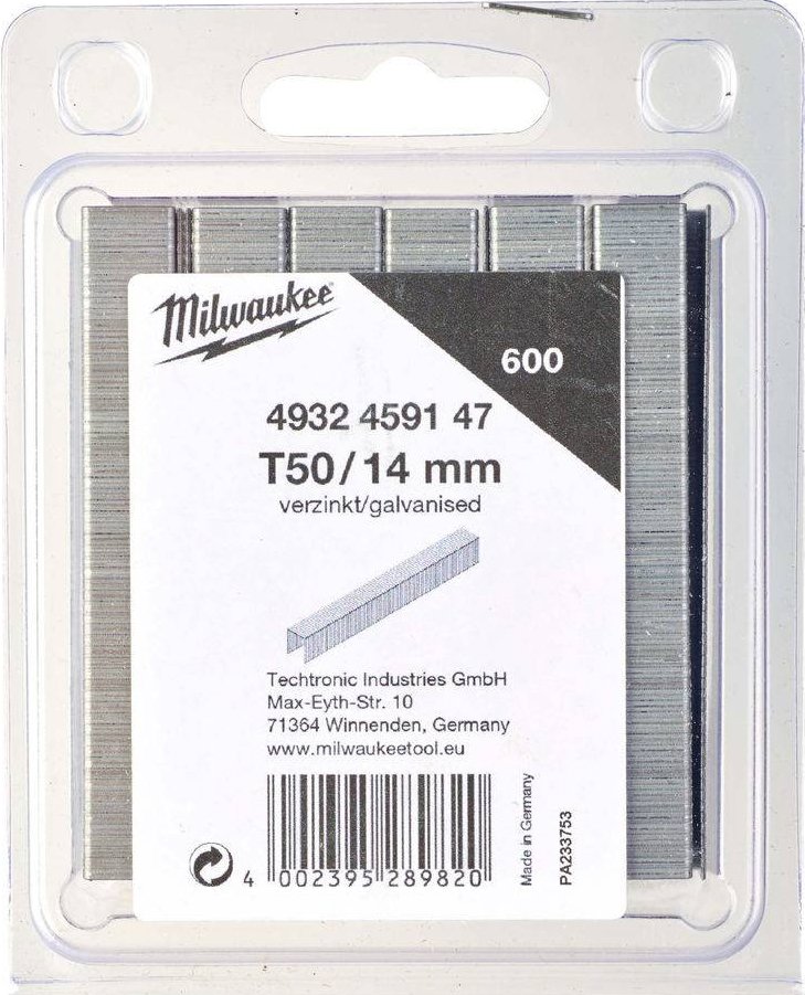 

Скобы Milwaukee 4932459147 (600 шт)